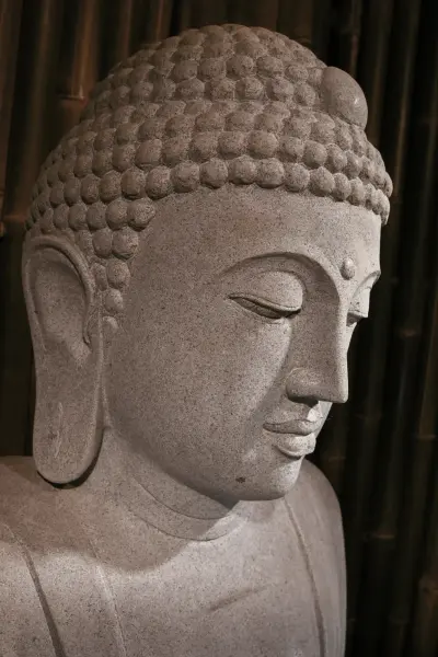 Artikelbild 3 des Artikels “Buddha-Figur, sitzend, japanisch, 155 cm “
