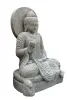 Artikelbild 4 des Artikels “Sitzender Buddha mit Umhang und Relief, indisch, 115 cm H “