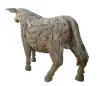 Artikelbild 4 des Artikels “Stehender Stier. Kunstvoll gefertigt aus einzelnen Teakholzstücken. Der Kopf ist aus Holz geschnitzt. Die Größe ist 247cm Länge. “