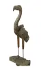 Artikelbild 4 des Artikels “Flamingo, aus Teakholz-Wurzelteilen gefertigt, ca. 1,11 mtr hoch. 2 Teile, Metallfüße. “