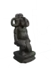 Artikelbild 4 des Artikels “Kniender Ganesha mit 3 Köpfen, 150cm Höhe. Eingefaerbt in der Farbe Antik-Finish “