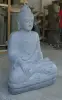 Artikelbild 4 des Artikels “Sitzender Buddha aus Flussstein in Bhumisparsha - Geste des Berührens der Erde. 100cm Höhe. Unikat “