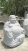 Product image 4 of the product “Seated Chinese Buddha, 122 cm height, riverstone ”