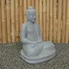 Artikelbild 4 des Artikels “Sitzender Buddha aus Flussstein, Meditationshaltung, H. 45cm. “