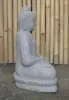 Artikelbild 4 des Artikels “Sitzender Buddha aus Riverstone in Dhyana-Stellung - Geste der Meditation, 60cm hoch, naturbelassen “