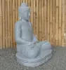 Product image 4 of the product “Seated Buddha made of Riverstone in Dhyana position - gesture of meditation, H. 80cm. ”