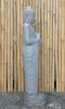 Artikelbild 4 des Artikels “Stehender Buddha aus Flussstein in Dharmachakra-Stellung - Geste des Rades der Dharma-Lehre. Ungefähr 122cm Höhe “