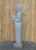 Artikelbild 4 des Artikels “Stehender Buddha aus Flussstein, Position Namaskara, H. 151cm. “
