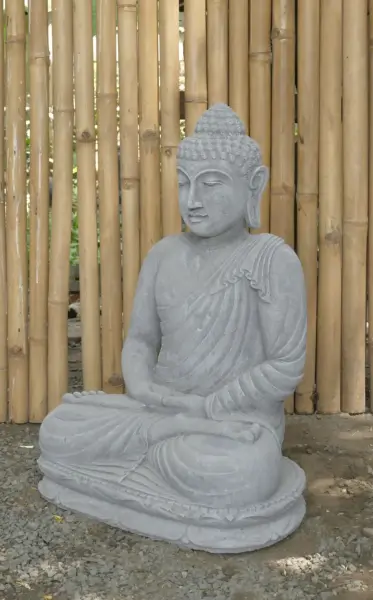 Artikelbild 4 des Artikels “Sitzender Buddha Meditation, 65cm - aus Kunststein “