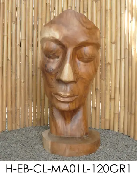 Artikelbild 4 des Artikels “Dilan - Gesicht mit Blick nach links, 120 cm H | Steinguss “