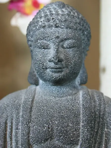 Product image 4 of the product “Seated Buddha, Japanese, 15 cm H, grey ”