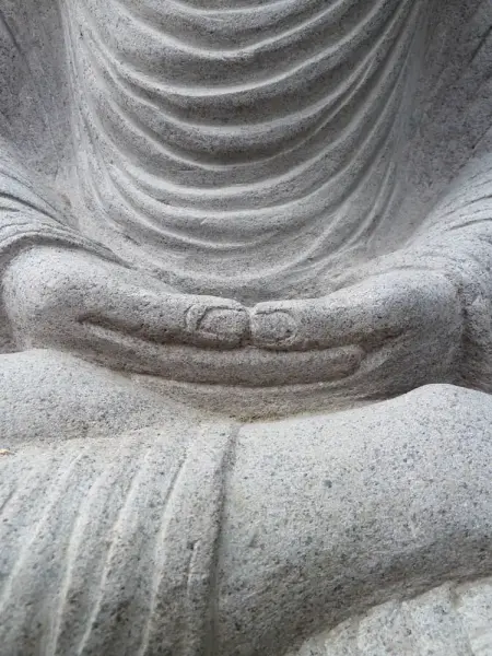 Artikelbild 4 des Artikels “Buddha-Figur, sitzend, „Meditation“, indisch, 100 cm “