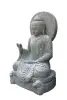 Artikelbild 5 des Artikels “Sitzender Buddha mit Umhang und Relief, indisch, 115 cm H “