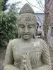 Artikelbild 5 des Artikels “Sitzender Buddha, 150cm hoch, naturgrün “