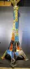 Product image 5 of the product “Eiffel Tower, 230cm height, sculpture from upcyceled oil barrel. 2 parts ”
