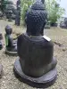 Artikelbild 5 des Artikels “Ausstellungsstück - Sitzender Buddha, Indien, 80 cm Höhe, Kunststein, hohl, handgefertigt & farbig. “