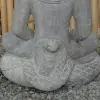 Artikelbild 5 des Artikels “Sitzender Buddha, Khmer-Stil, 71 cm Höhe, Flussstein “