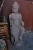Product image 5 of the product “Sitting Buddha on a base, 130 cm h, reddish river stone ”