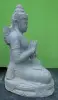 Product image 5 of the product “Seated Dewi Sri made of Riverstone in Dharmachakra gesture of wheel of the teaching of the Dharma, H. 80cm. ”