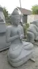 Artikelbild 5 des Artikels “Sitzender Buddha mit floraler Schnitzerei -Chakra Position. Ungefähr 152cm Höhe. Naturstein (Flussstein), Steinmetzarbeiten “
