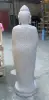 Product image 5 of the product “Standing Buddha with floral carving, Abudaya position. 44 x 31 x 154cm. Natural stone (river stone), stonemasonry ”