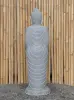 Artikelbild 5 des Artikels “Stehender Buddha mit Lotusblüte, ca. 124 cm H “