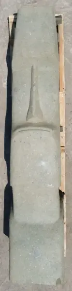 Product image 5 of the product “Moai head, 402 cm height, natural stone (basanite), stonemasonry ”