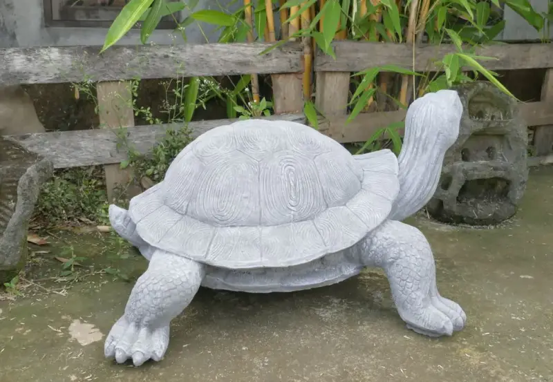 Artikelbild 5 des Artikels “Große Schildkröte, 85 cm Länge | Steinguss “