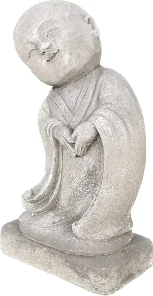 Artikelbild 5 des Artikels “Ling - Mönch, stehend, zur Seite gebeugt, 35 cm H | Steinguss “