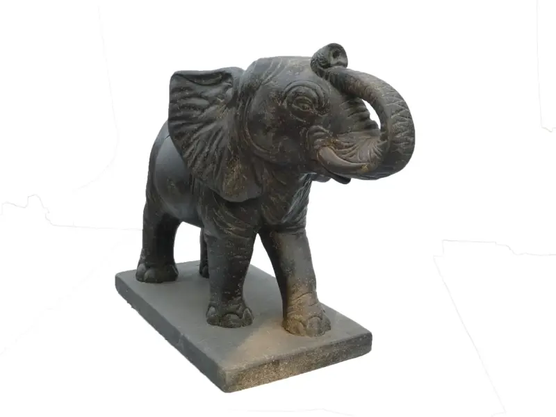 Artikelbild 5 des Artikels “Stehender Elefant auf Sockel als Wasserspiel, 107 cm L “