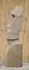 Artikelbild 6 des Artikels “Moai-Kopf, 300 cm H | Naturstein (Basanit), Steinmetzarbeit “