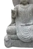 Artikelbild 6 des Artikels “Sitzender Buddha mit Umhang und Relief, indisch, 115 cm H “