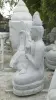 Artikelbild 6 des Artikels “Sitzender Buddha mit floraler Schnitzerei -Chakra Position. Ungefähr 152cm Höhe. Naturstein (Flussstein), Steinmetzarbeiten “