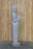 Artikelbild 6 des Artikels “Stehender Buddha aus Flussstein, Position Namaskara, H. 151cm. “