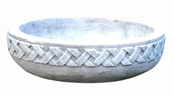 Artikelbild 6 des Artikels “Semarang - Schale mit geometrischem Motiv, Ø 30 cm | Steinguss “
