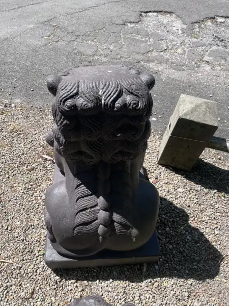 Artikelbild 6 des Artikels “Tempel-Löwen,2er-Set Steinguss, 75cm Höhe “