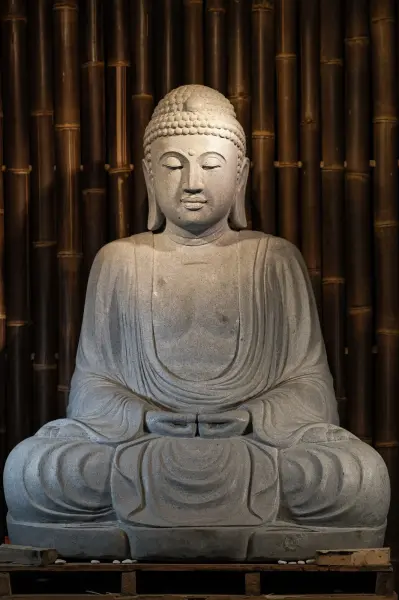 Artikelbild 6 des Artikels “Buddha-Figur, sitzend, japanisch, 155 cm “