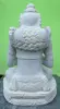 Product image 7 of the product “Seated Dewi Sri made of Riverstone in Dharmachakra gesture of wheel of the teaching of the Dharma, H. 80cm. ”