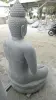 Artikelbild 7 des Artikels “Sitzender Buddha mit floraler Schnitzerei -Chakra Position. Ungefähr 152cm Höhe. Naturstein (Flussstein), Steinmetzarbeiten “