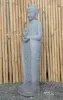 Artikelbild 7 des Artikels “Stehender Buddha aus Flussstein in Dharmachakra-Stellung - Geste des Rades der Dharma-Lehre. Ungefähr 122cm Höhe “