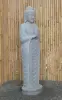 Artikelbild 7 des Artikels “Stehender Buddha aus Flussstein, Position Namaskara, H. 153cm. “