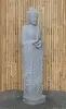 Artikelbild 7 des Artikels “Stehender Buddha aus Flussstein in Dharmachakra-Stellung - Geste des Rades der Dharma-Lehre. Etwa 152cm Höhe “