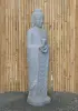 Artikelbild 7 des Artikels “Stehender Buddha aus Flussstein in Dharmachakra-Stellung - Geste des Rades der Dharma-Lehre. Ca. 143cm Höhe “