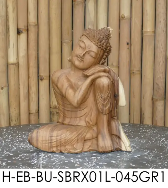 Artikelbild 7 des Artikels “Hema - Buddha entspannt - linkes Knie hoch, 45 cm H | Steinguss “