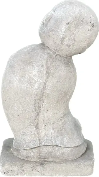 Artikelbild 7 des Artikels “Ling - Mönch, stehend, zur Seite gebeugt, 35 cm H | Steinguss “