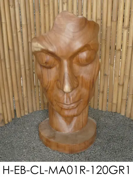 Artikelbild 7 des Artikels “Aras - Gesicht nach rechts schauend, 120 cm H | Steinguss “